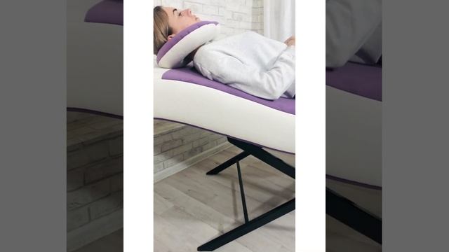 Кушетка анатомическая со складной ножкой смотреть онлайн