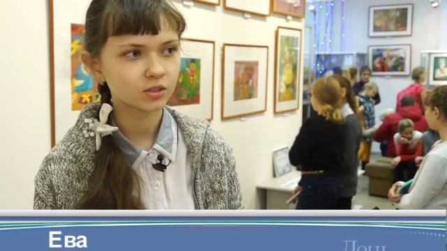 Юные серовские художники любят рисовать зиму! Приходите посмотреть на их работы в музее смотреть онлайн