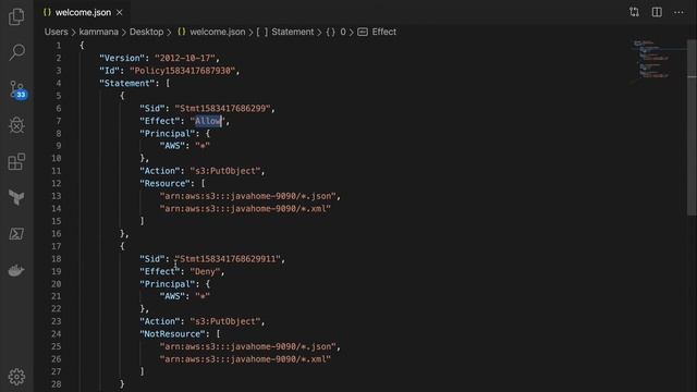 Configure S3 to Accept only specific formats | S3 Bucket Policy to Accept XML and JOSN | Java Home смотреть онлайн