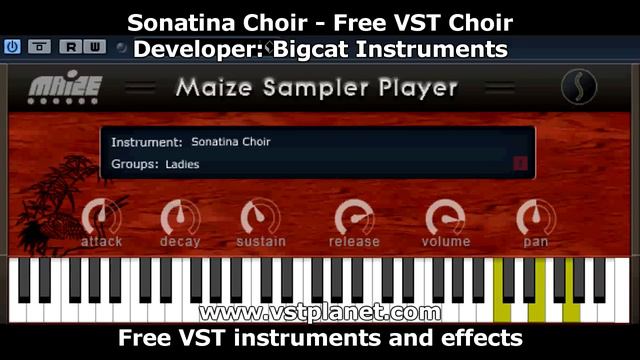 Free VST - Sonatina Choir Instrument - Vstplanet.com