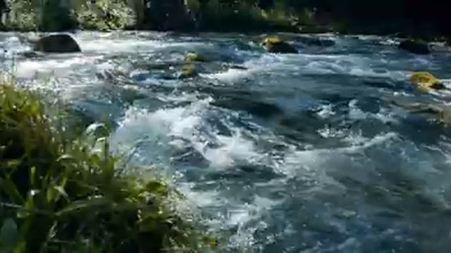 Calming Austrian Mountain River Nature Sounds. (10 Hours, 4K). White Noise For Sleep And Relaxation
