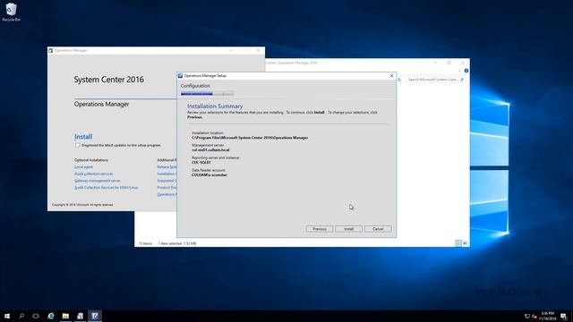 Installing the SCOM 2016 Reporting Server смотреть онлайн