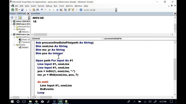 parsing a text file смотреть онлайн