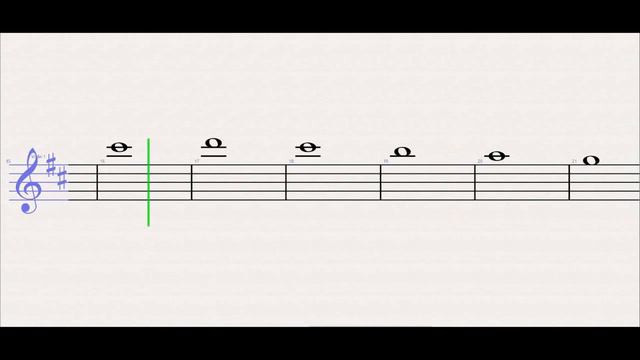 D major scale 2 octaves slow play along for violin смотреть онлайн