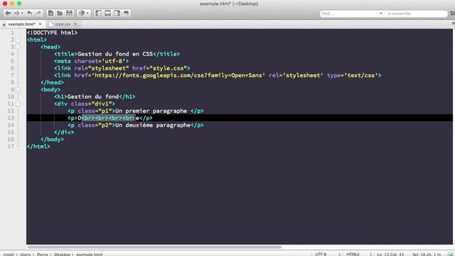 COURS COMPLET HTML ET CSS [42/71] - Images de fond et gestion du fond смотреть онлайн