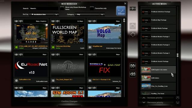 ETS2 1.38 - Promods 2.50 Map Combo For ROEX 2.7, (incl Rusmap, Macedonia, Volga...)