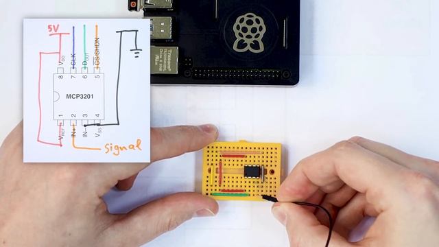 10-1 - Внешний АЦП - SPI, 12bit, 100ksps смотреть онлайн