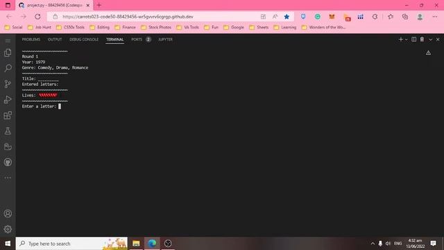 CS50P Final Project: IMDb Man смотреть онлайн