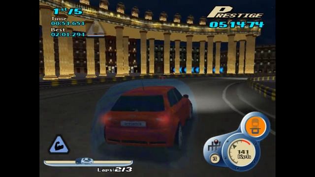 Downtown Run, Audi s3, Roma Night Run, PC, Ubi Soft, 2003, PlayStation 2, PS2, Gamecube, arcade rac смотреть онлайн