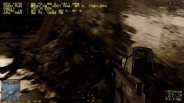 Battlefield 4 Ultra settings 120/fps on i3 6100/16gb/Gtx1070 смотреть онлайн