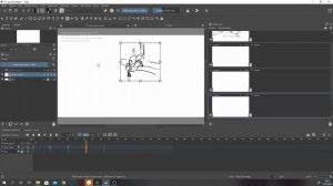 импорт кадров в анимацию плюс анимационные кривые Krita 5