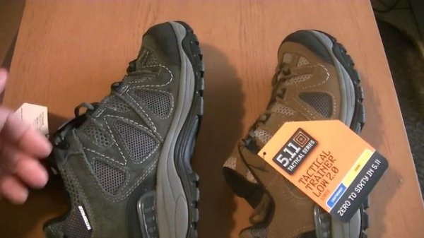 Ботинки 5.11 Tactical Trainer 2.0 Mid и Tactical Trainer 2.0 Low