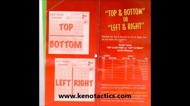 Keno Tactics top bottom strategy смотреть онлайн