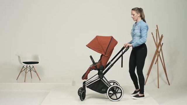 Silla de paseo CYBEX PRIAM instalacion смотреть онлайн