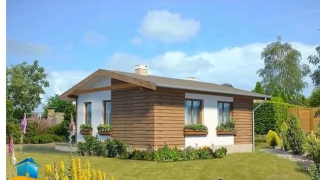 Проект одноэтажного дома 42 квадратных метров (№-212) смотреть онлайн