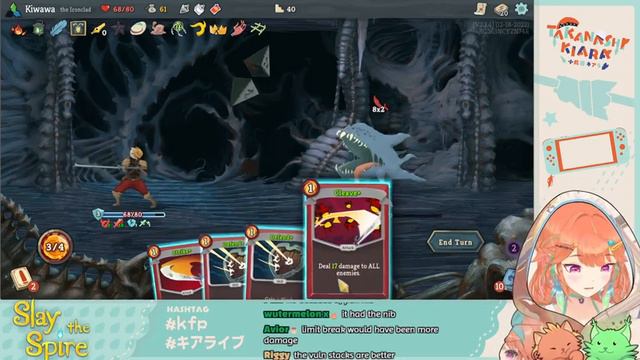 【SLAY THE SPIRE】I will send him to the usual room! #kfp #キアライブ смотреть онлайн