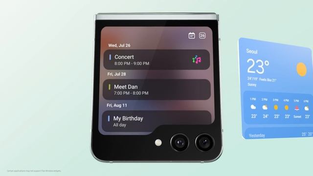 Galaxy Z Flip5: Flex Window Experience | Samsung 