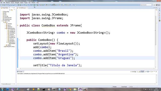 Aula de Java 055 - JComboBox, caixa de dados смотреть онлайн