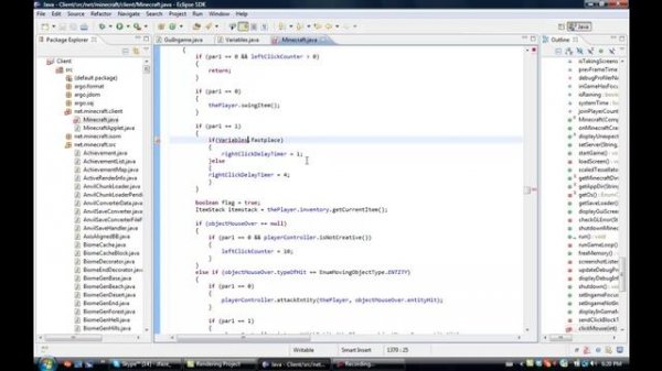 How to code a Minecraft Client Ep 4 - Fastplace