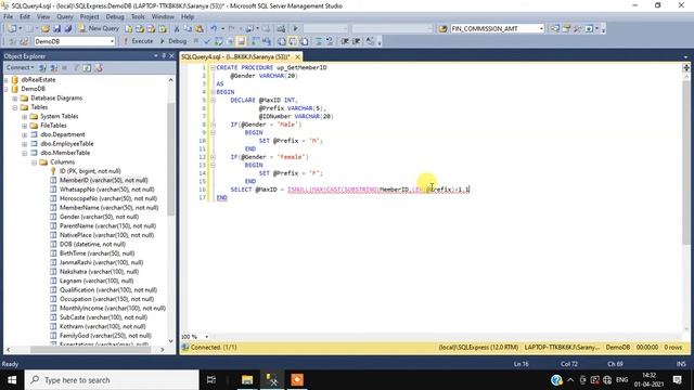 How to Generate Unique ID (Character + Number ) in SQL Server смотреть онлайн