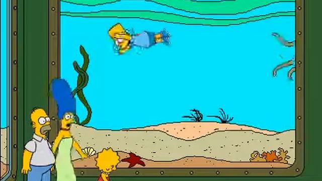 The Simpsons Cartoon Studio Bart's Swim смотреть онлайн