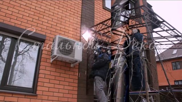 Козырек над входом КК-32 - ООО "Стальной декор" смотреть онлайн