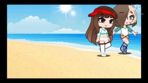 Щекотка подруг на море