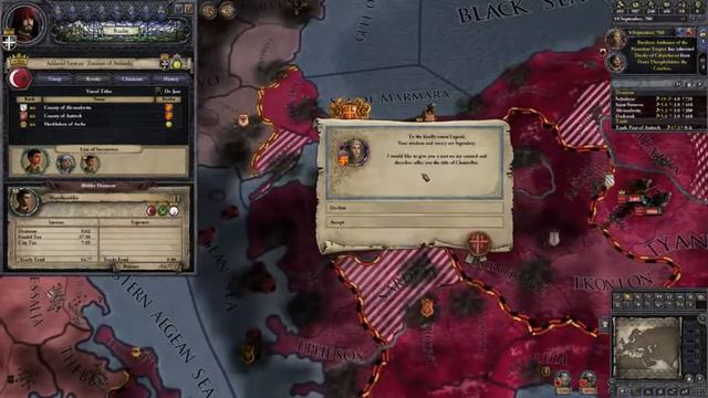 Crusader Kings 2 Roman Revival Компания Часть 01 Полное прохождение смотреть онлайн
