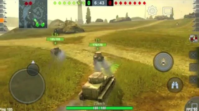 World of Tanks Blitz - Gameplay(IOS) смотреть онлайн