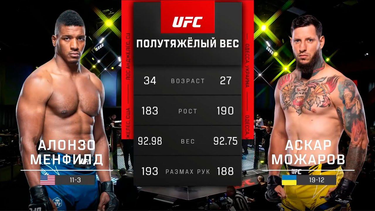 UFC Vegas 56 Аскар Можаров vs Алонзо Менифилд | Обзор на Бой Можаров vs Менифилд смотреть онлайн