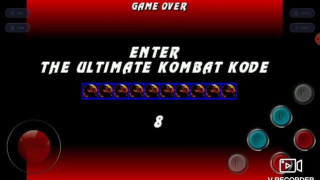 Mortal Kombat 3 (Arcade) Game Over