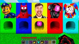 ВЫБЕРИ КРУГЛЫЙ ТОННЕЛЬ В МАЙНКРАФТ