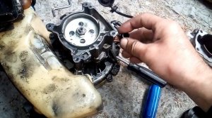 ремонт газонокосилки хутер