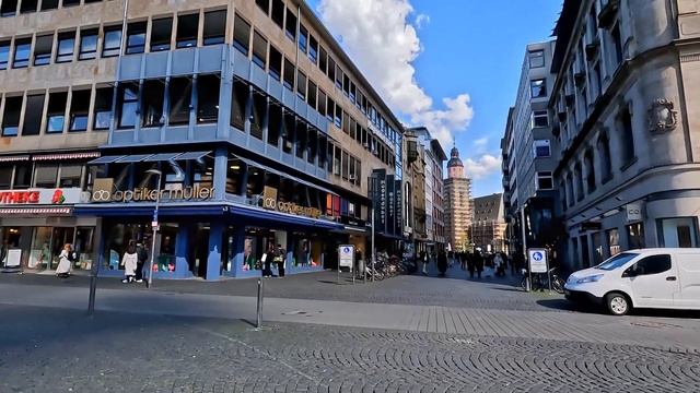 Frankfurt Germany City tour|Frankfurt City 4k Walking |Frankfurt alte Oper|Eurotower Frankfurt смотреть онлайн
