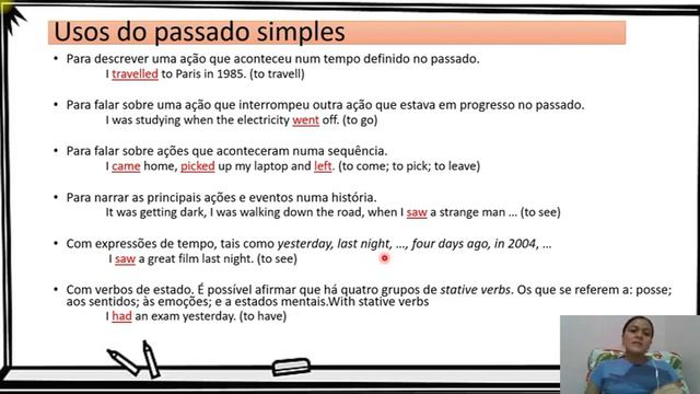 Simple Past - regular and irregular verbs смотреть онлайн