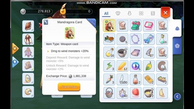 RAGNAROK MOBILE DOES MANDRAGORA CARD GOOD FOR WIZARD? смотреть онлайн
