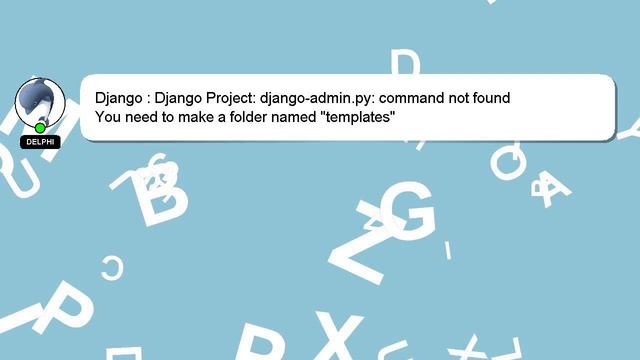 Django : Django Project: django-admin.py: command not found смотреть онлайн