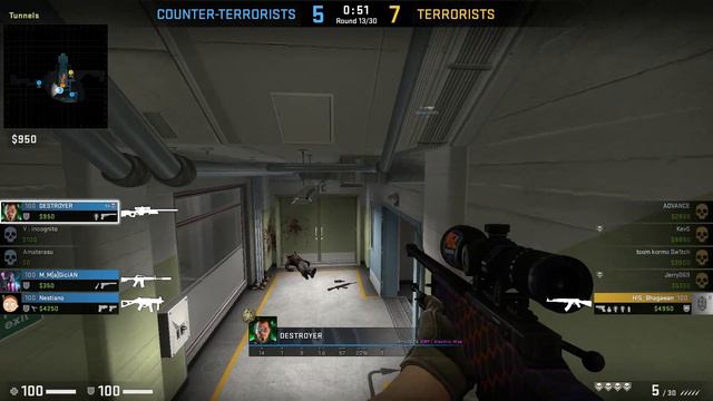 ACE....!!!!! Nuke Map CS GO смотреть онлайн