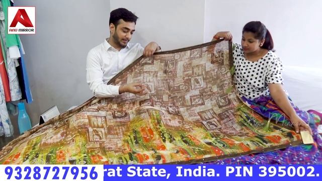 ప్రింటెడ్ సారీస్ Printed Sarees Wholesale In Surat|Latest Silk Lace Border SareesAt Best Price|Vlog смотреть онлайн