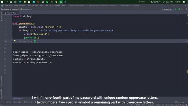 Generate Password Using Python | Part 1 смотреть онлайн
