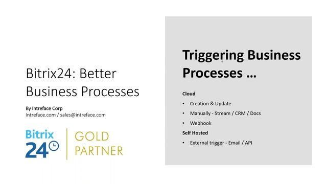 Bitrix24 Better Business Processes (Webinar April 2018) смотреть онлайн