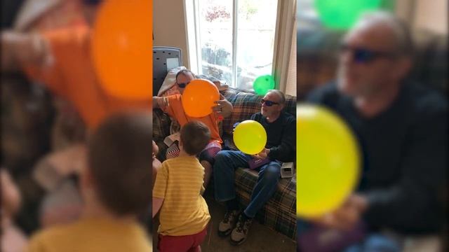Getting my dad and brother Enchroma colorblind glasses смотреть онлайн