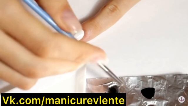 Эффект мрамора гель - лаком, маникюр смотреть онлайн