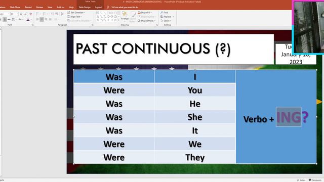 Past Continuous - FORMA (INTERROGATIVA) смотреть онлайн