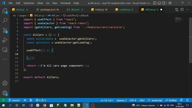 Part-2|ReactJS(v18) | Redux Toolkit | State Management | CRUD Example смотреть онлайн