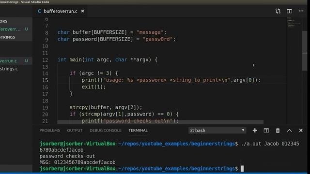 Strings can get you hacked! (buffer overflows, strcpy, and gets) смотреть онлайн