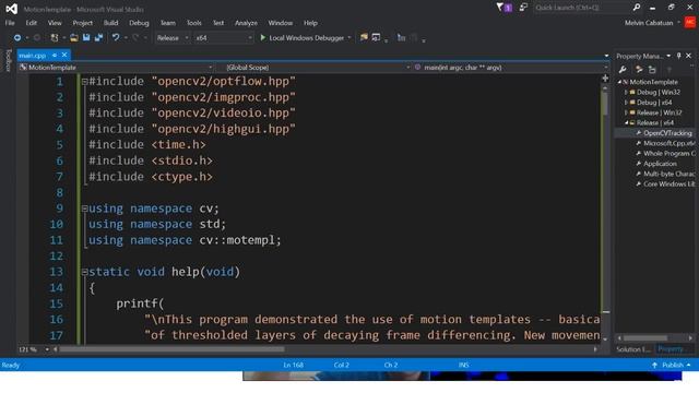 [OpenCV in Windows] Motion template sample смотреть онлайн