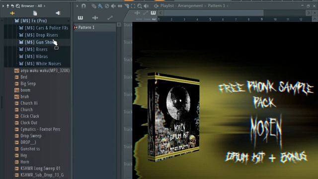 MO$EN Phonk Drum Kit VOL.1 (SHADXWBXRN, KSLV Noh, Kojima Playa, D4C, VISXGE, Dxrk +Bonus)