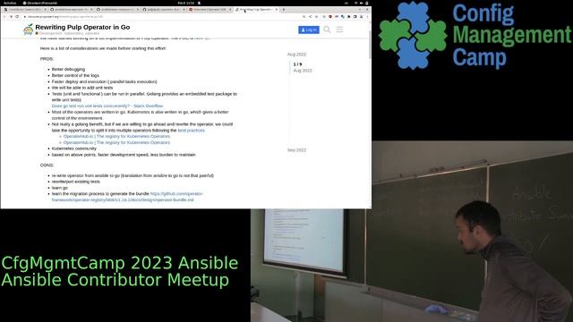 Ansible Contributors Summit 2023.02 Ansible Ecosystem Operators смотреть онлайн