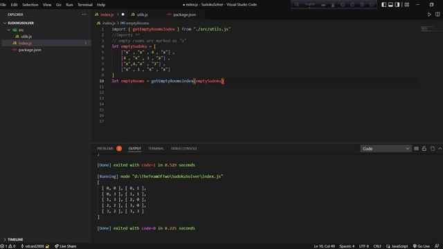 Sudoku Solver Using Javascript Part #1 смотреть онлайн
